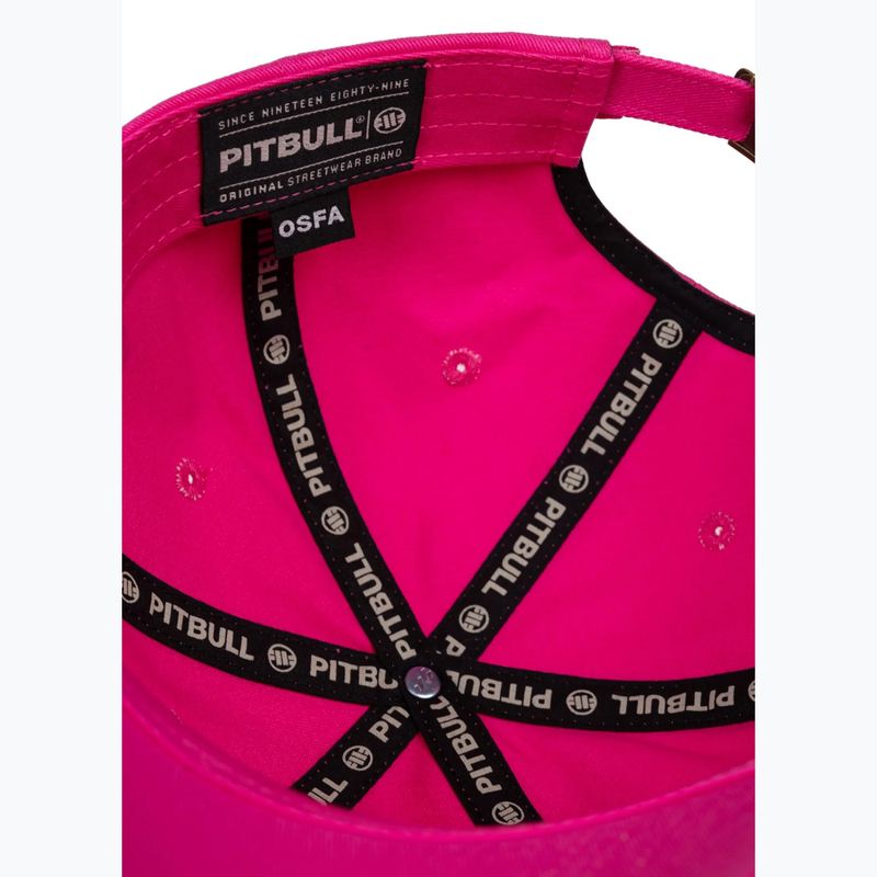 Herren-Basecap Pitbull 3D Chenile EMB Cal Classic Low Profile pink 7