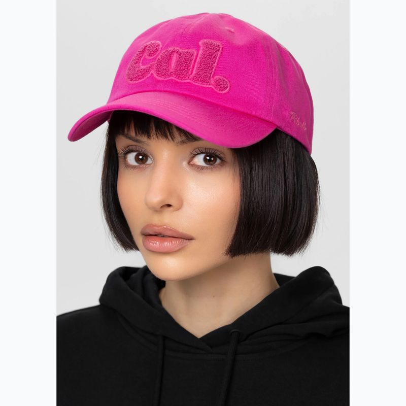 Herren-Basecap Pitbull 3D Chenile EMB Cal Classic Low Profile pink 9