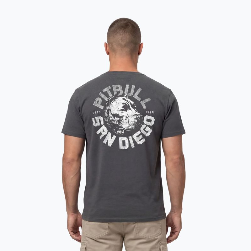 Herren-Shirt Pitbull Dog SD graphite 3