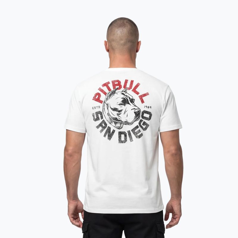 Herren-Shirt Pitbull Dog SD white 3