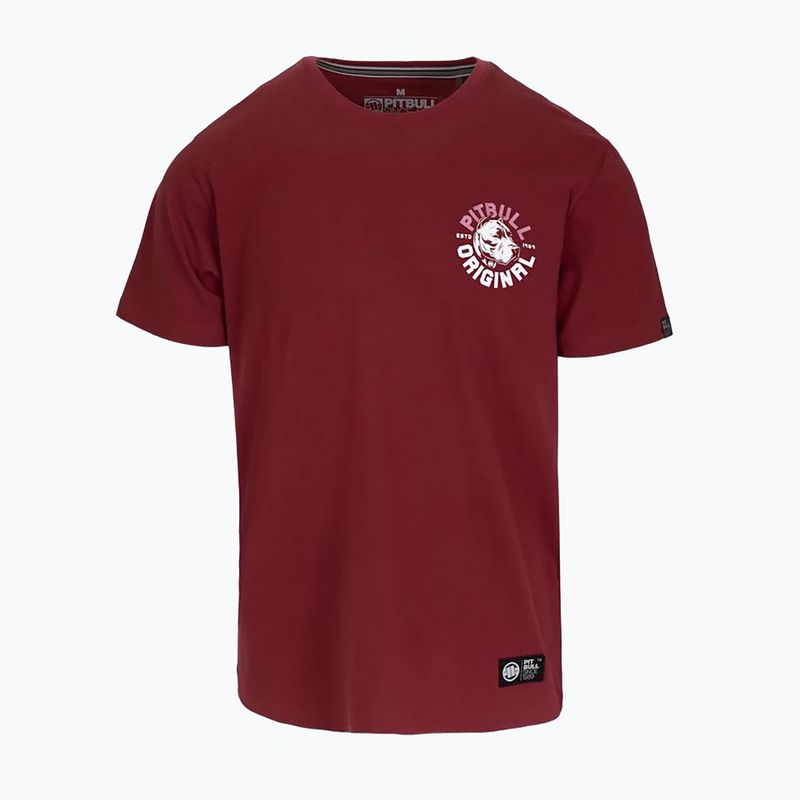 Herren-Shirt Pitbull Dog SD burgundy 4