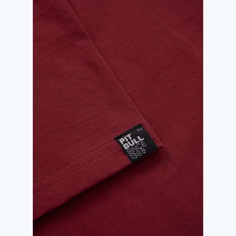 Herren-Shirt Pitbull Dog SD burgundy 9