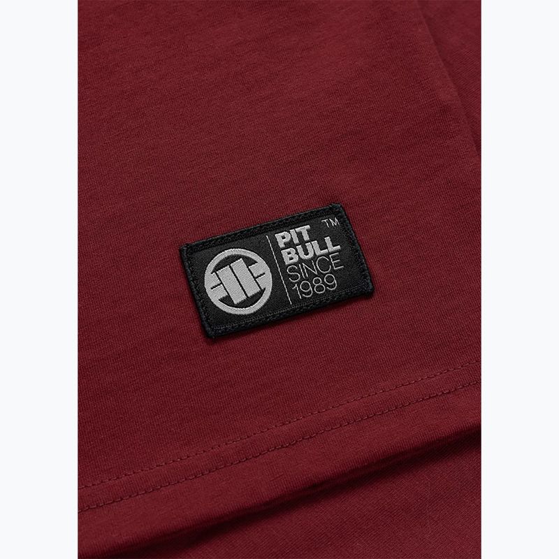 Herren-Shirt Pitbull Dog SD burgundy 10