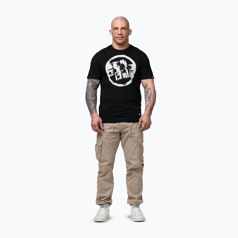 Herren-Shirt Pitbull Palms black logo 2