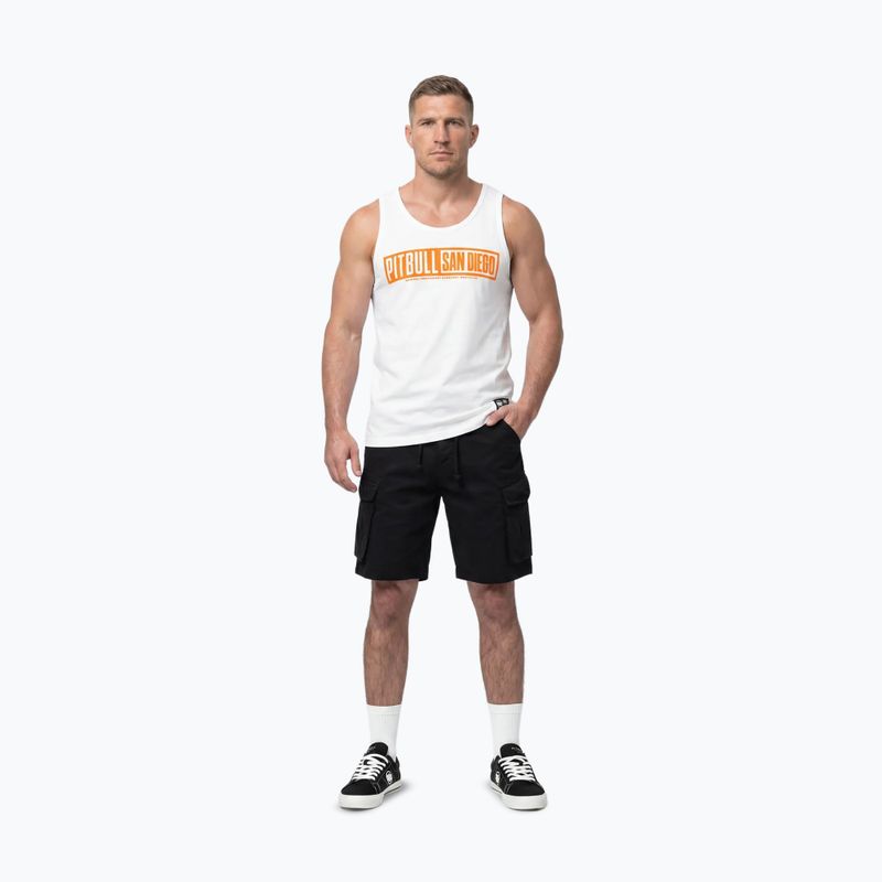 Herren-Shirt Pitbull Eighty Nine Dog Tank Top white 2