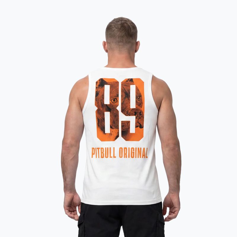 Herren-Shirt Pitbull Eighty Nine Dog Tank Top white 3