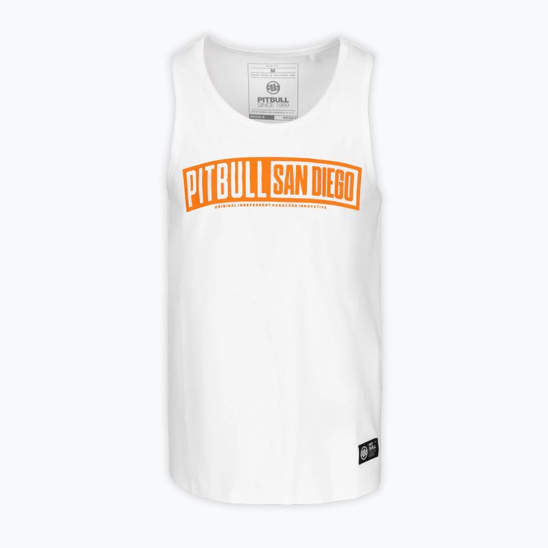 Herren-Shirt Pitbull Eighty Nine Dog Tank Top white 5