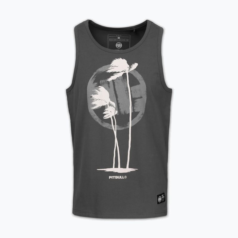 Herren-Shirt Pitbull Palms Tank Top light sand 3