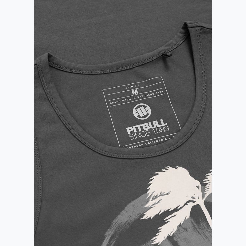 Herren-Shirt Pitbull Palms Tank Top light sand 5