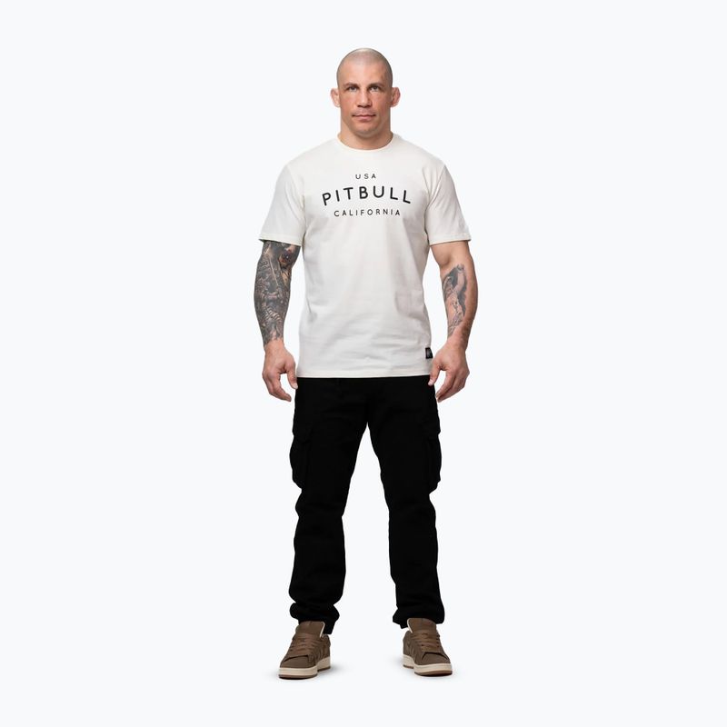 Herren-Shirt Pitbull USA CAL Big Logo white 2
