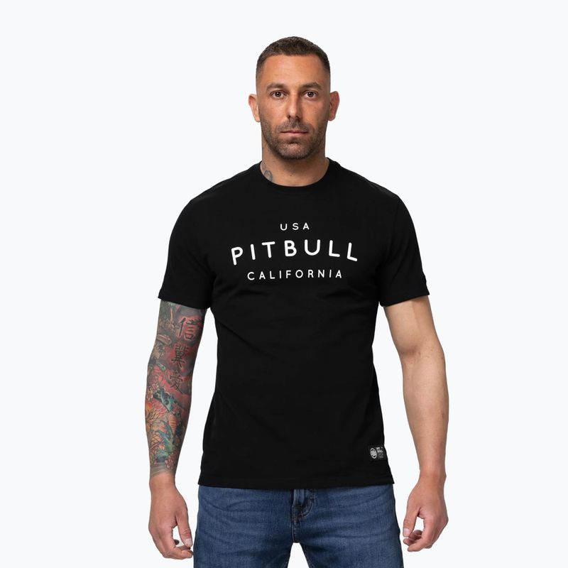 Herren-Shirt Pitbull USA CAL Big Logo black