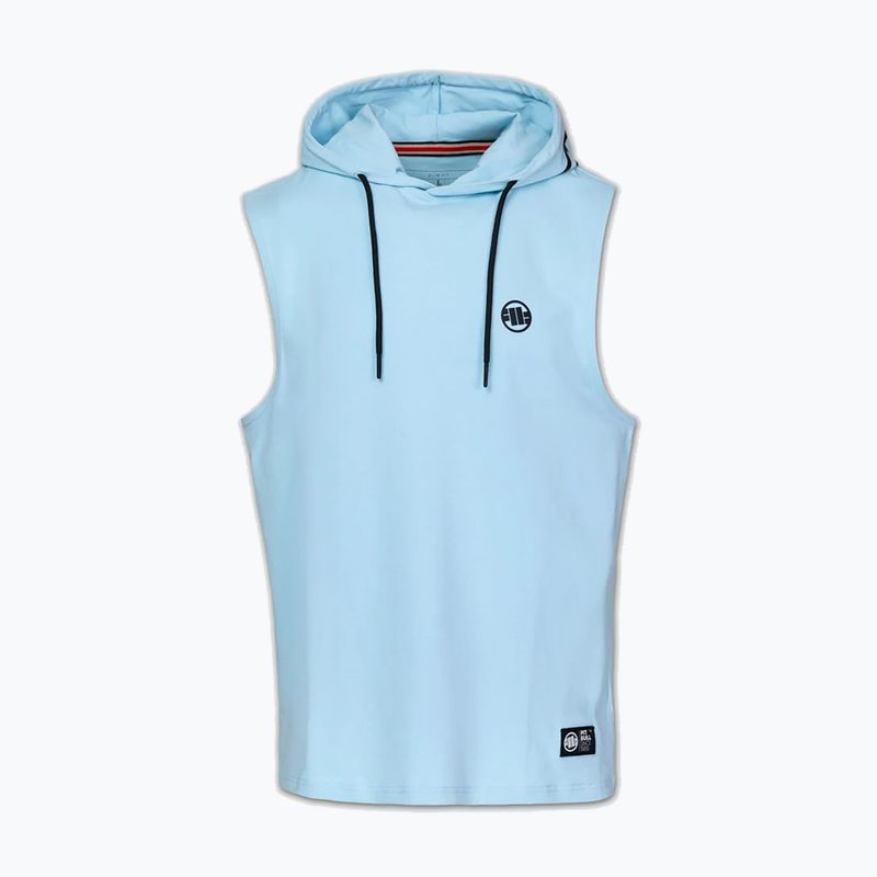 Herren-Trainingssweatshirt Pitbull Mercado Hilltop Sleeveless Hooded light blue 6