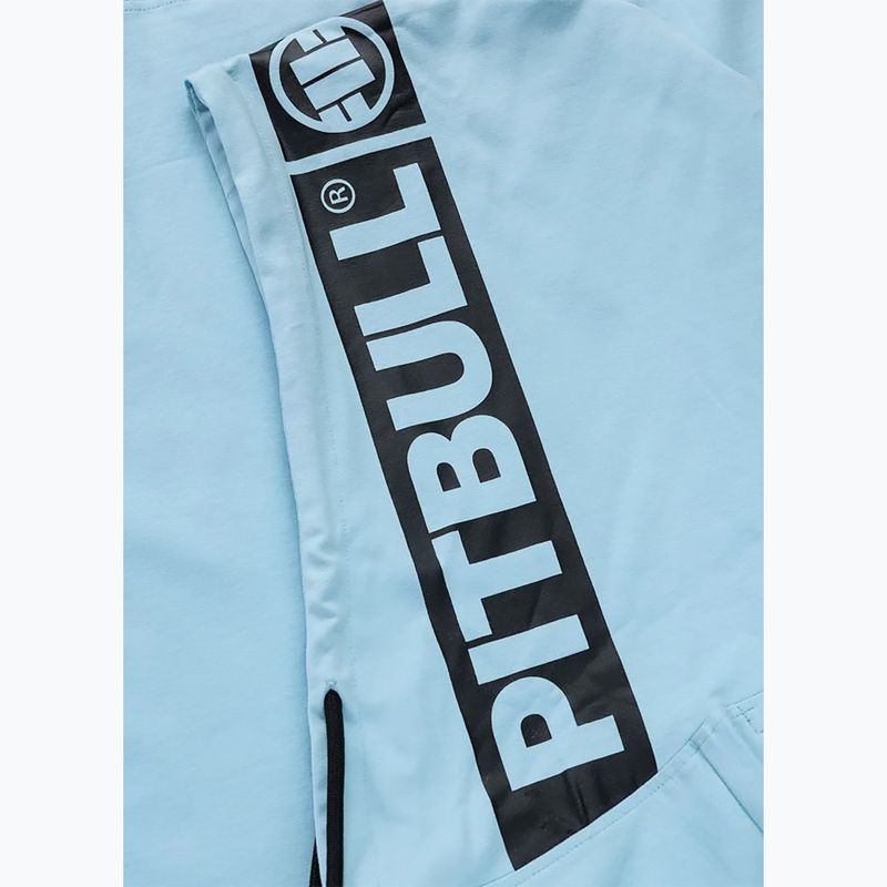 Herren-Trainingssweatshirt Pitbull Mercado Hilltop Sleeveless Hooded light blue 9