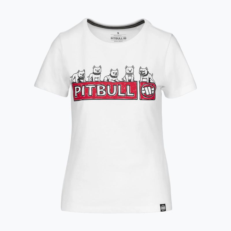 Damen-T-Shirt Pitbull Softbite white 4