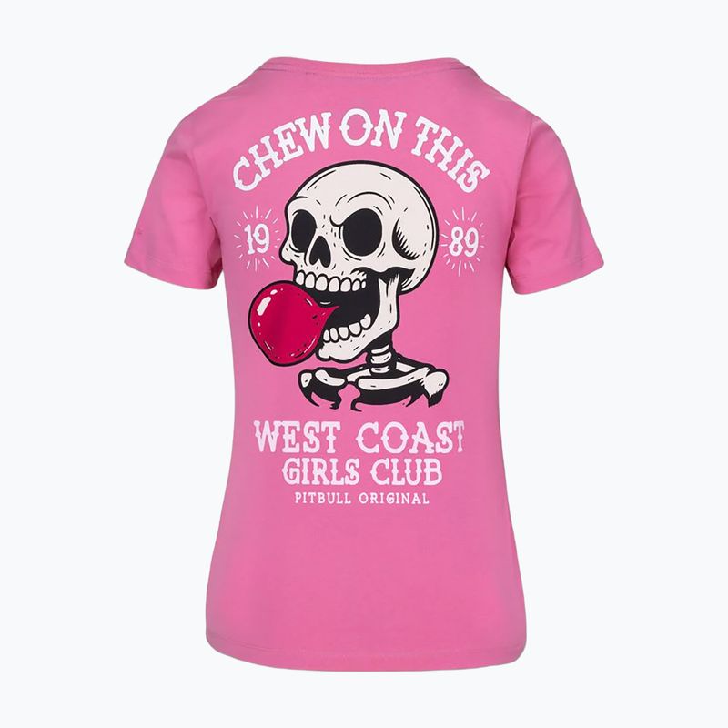 Damen-T-Shirt Pitbull Chew On This ice pink 5
