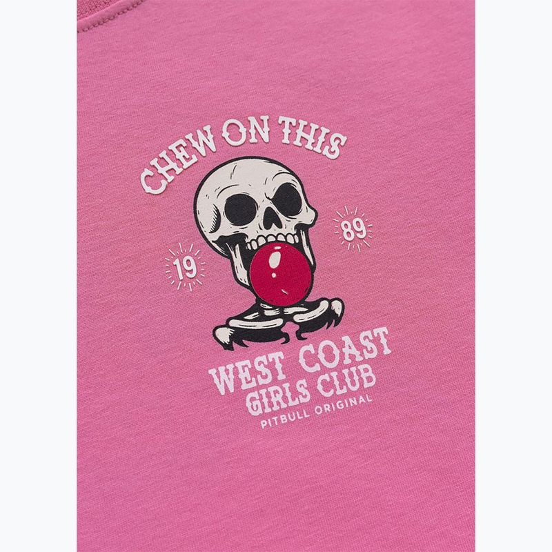 Damen-T-Shirt Pitbull Chew On This ice pink 7