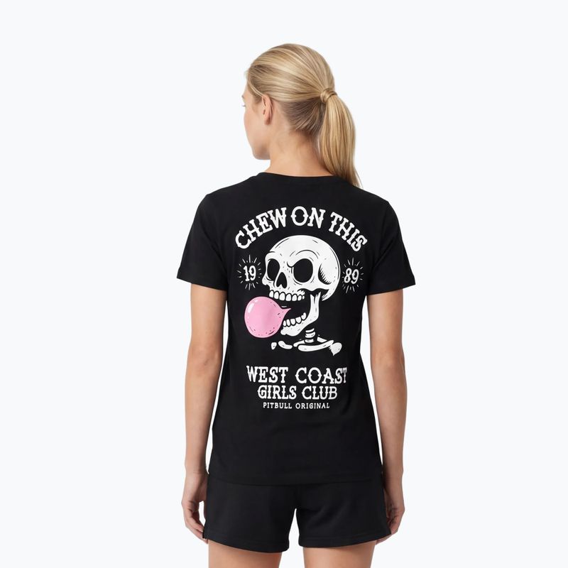 Damen-T-Shirt Pitbull Chew On This black 3
