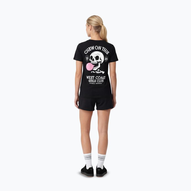Damen-T-Shirt Pitbull Chew On This black 4