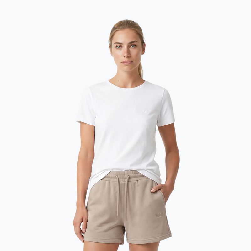 Damen-T-Shirt Pitbull Discovery Logo off white