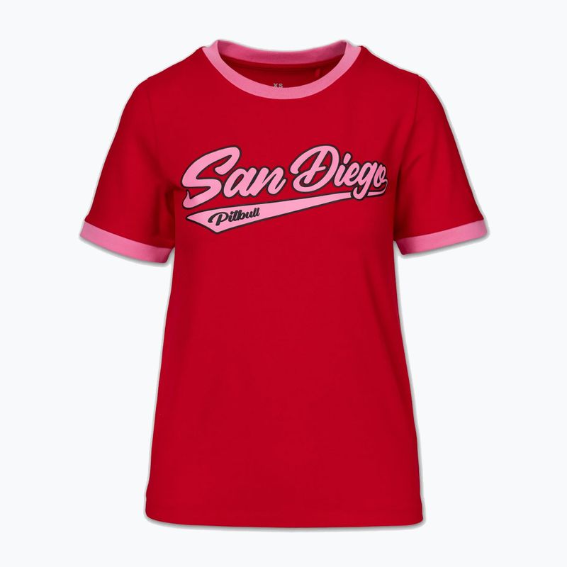 Damen-T-Shirt Pitbull San Diego Angel wild raspberry 3