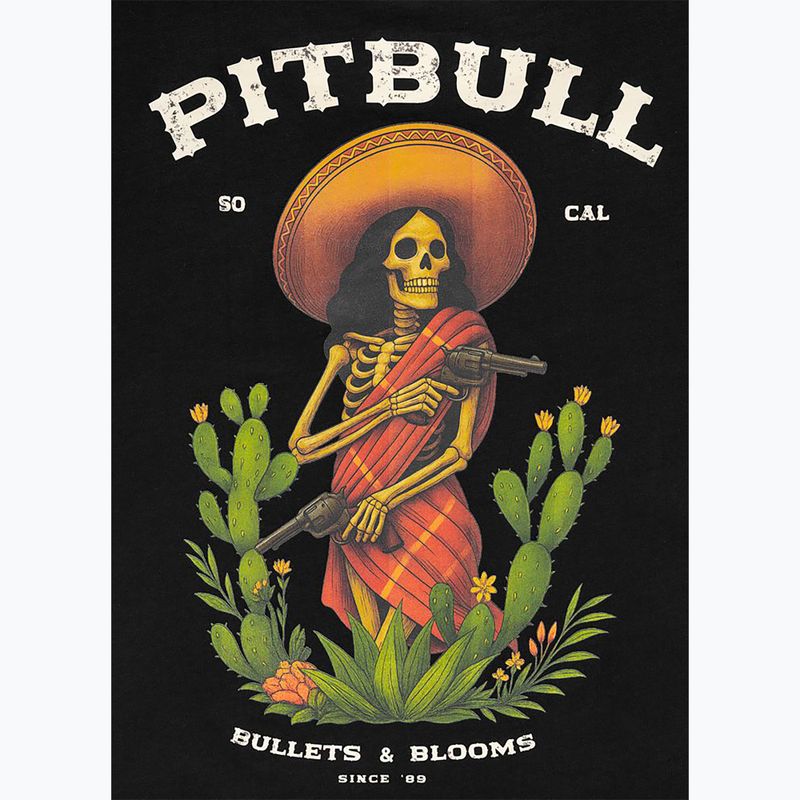 Damen-T-Shirt Pitbull Bullets & Blooms black 7