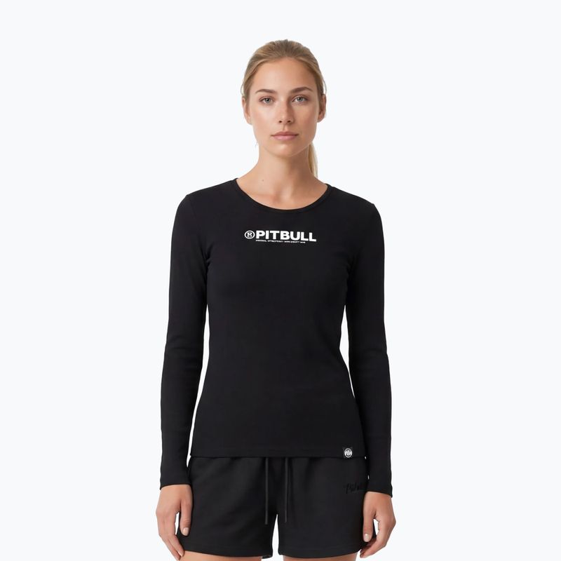 Damen-Longsleeve Pitbull R Slim Fit black