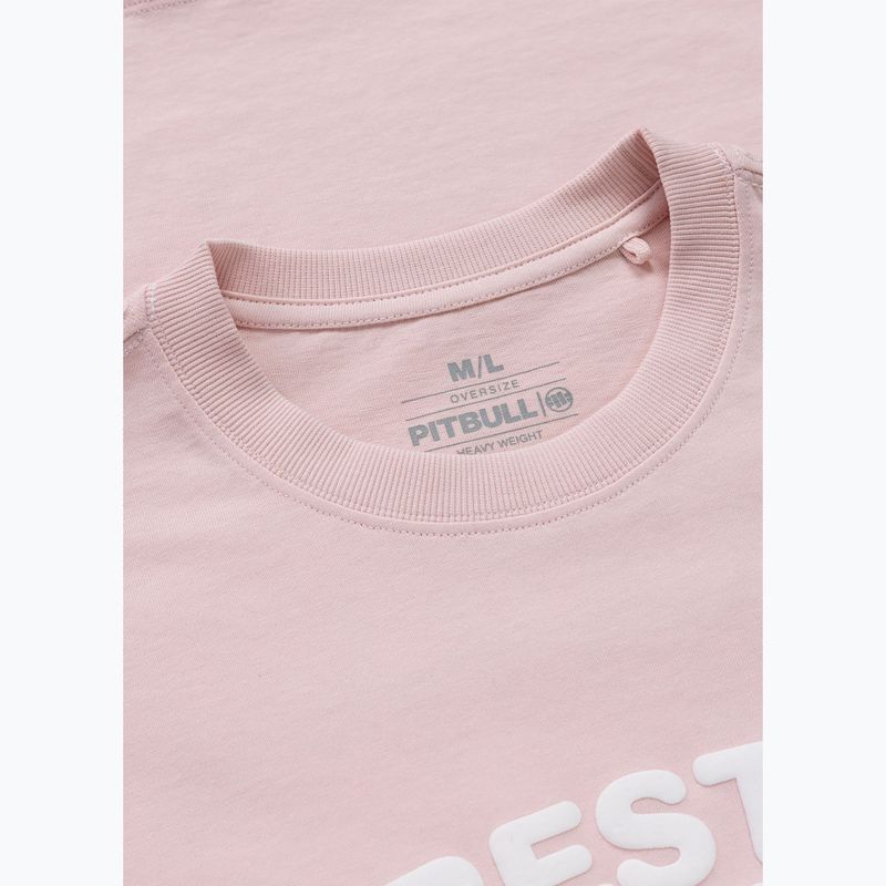 Damen-T-Shirt Pitbull Rest In Pink Oversize strawberry cream 7