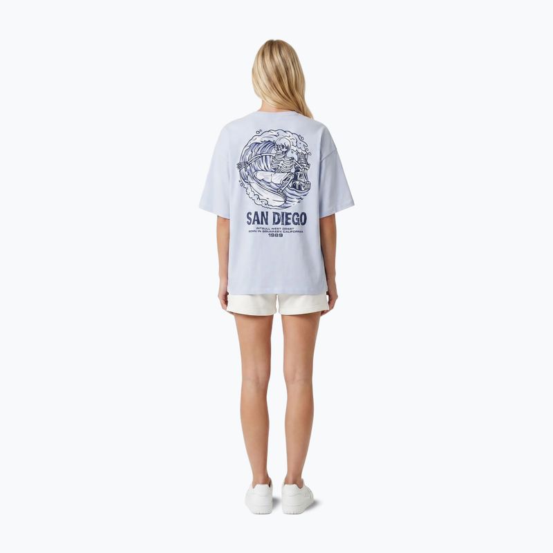 Damenpullover Pitbull Skull Oversize frosted blue 3
