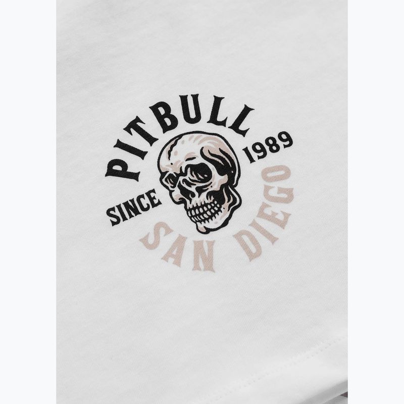 Damenpullover Pitbull Skull Oversize white 10
