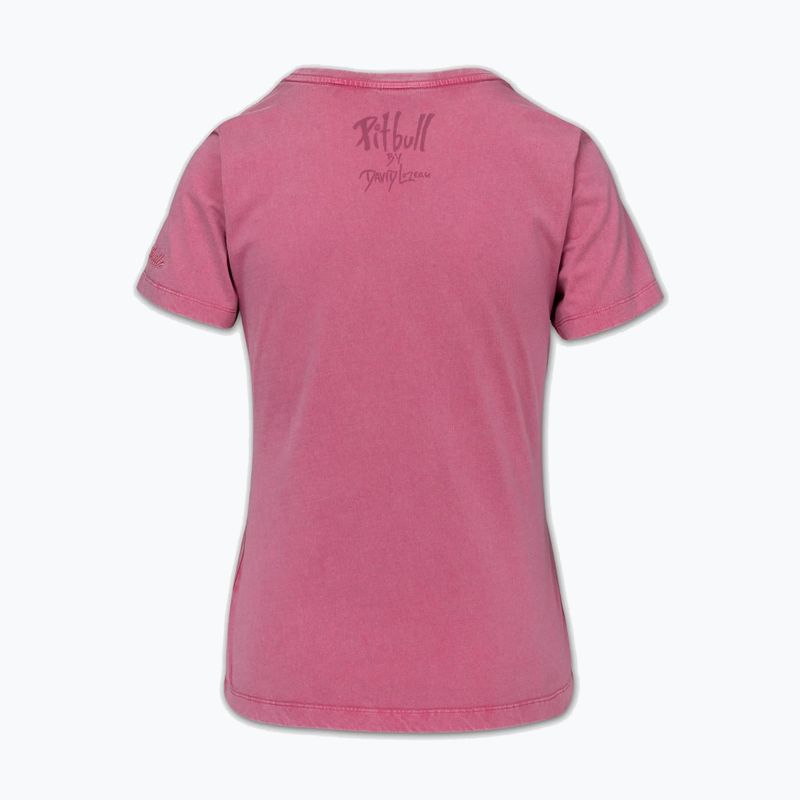 Damen-T-Shirt Pitbull Dia De Los Perros washed pink 4
