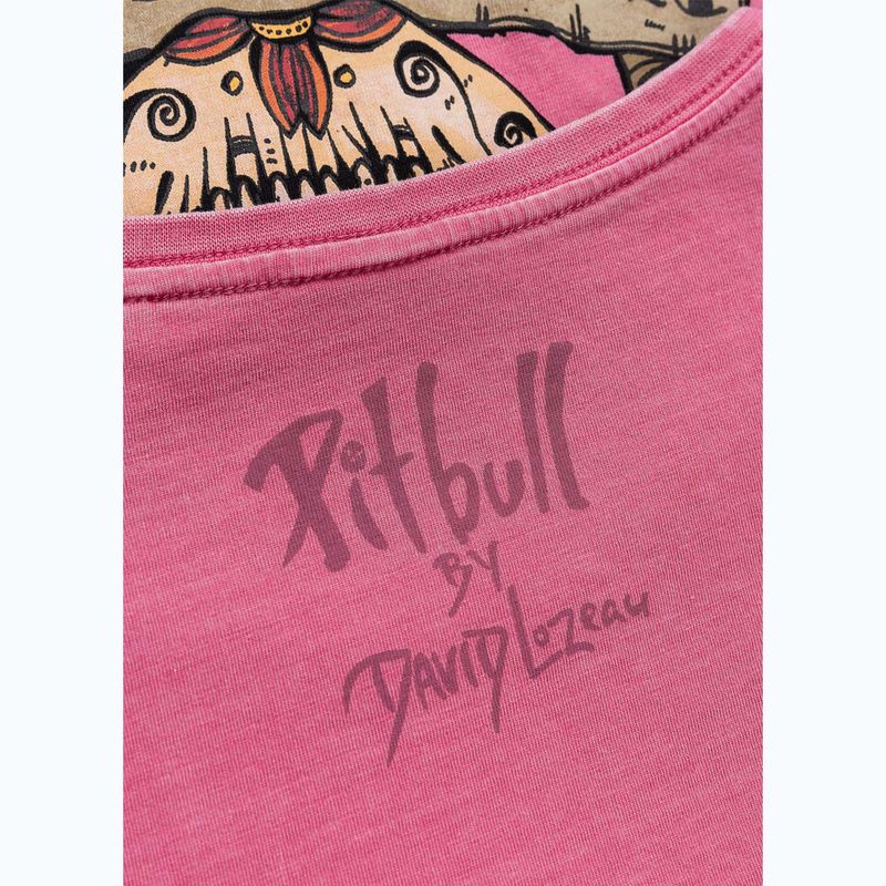 Damen-T-Shirt Pitbull Dia De Los Perros washed pink 8