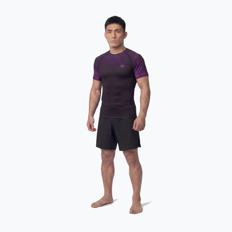 Herren-Rashguard Pitbull Belt Rashguard purple 2