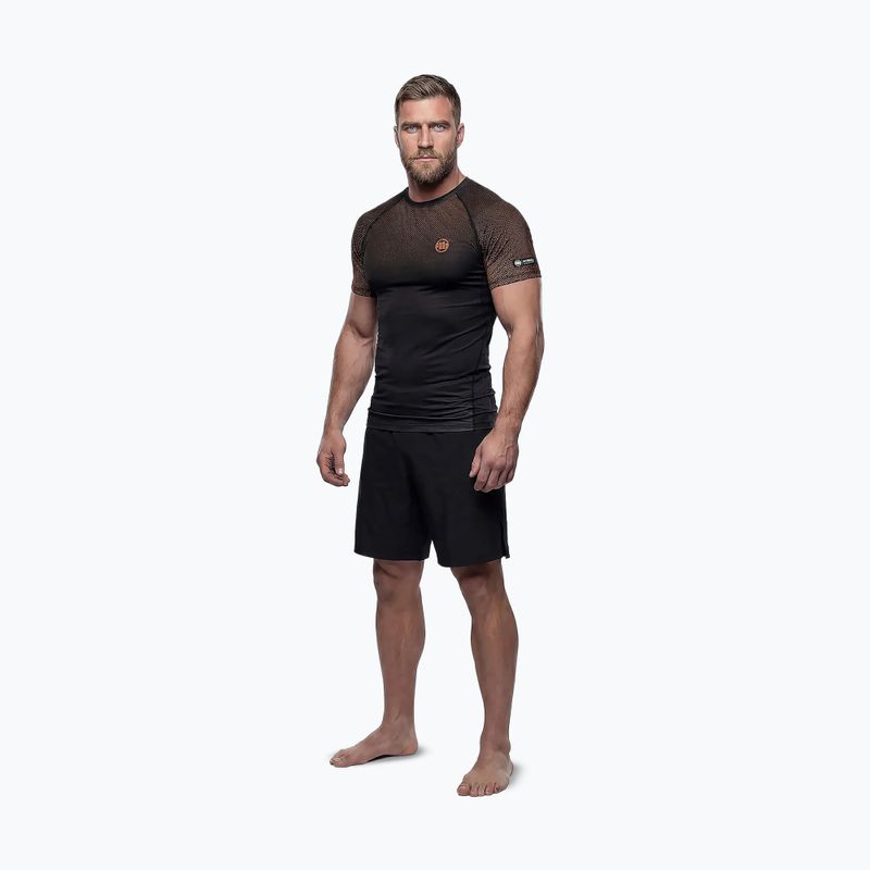 Herren-Rashguard Pitbull Belt Rashguard brown 2