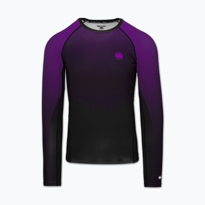 Rashguard Langarmshirt für Herren Pitbull Belt Rashguard purple 3