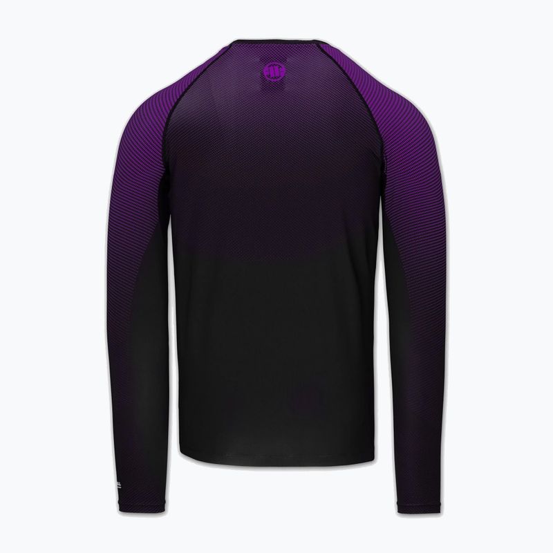 Rashguard Langarmshirt für Herren Pitbull Belt Rashguard purple 4