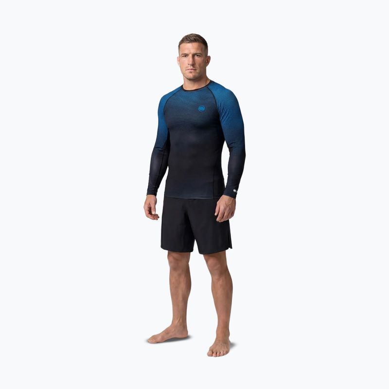 Rashguard Langarmshirt für Herren Pitbull Belt Rashguard blue 2