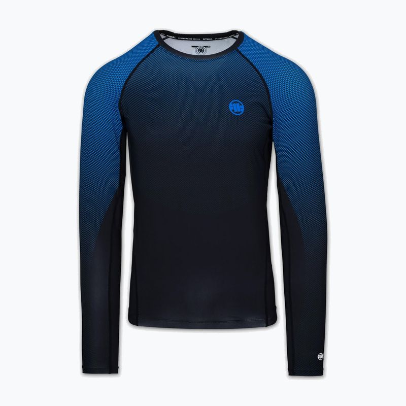 Rashguard Langarmshirt für Herren Pitbull Belt Rashguard blue 3
