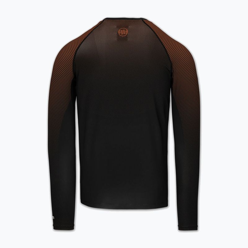 Rashguard Langarmshirt für Herren Pitbull Belt Rashguard brown 4