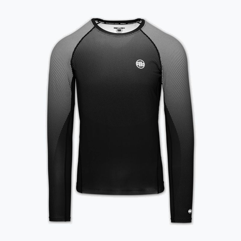 Rashguard Langarmshirt für Herren Pitbull Belt Rashguard black 3