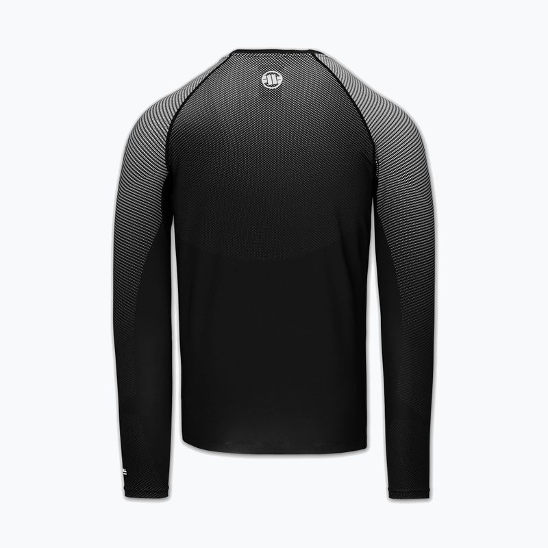 Rashguard Langarmshirt für Herren Pitbull Belt Rashguard black 4