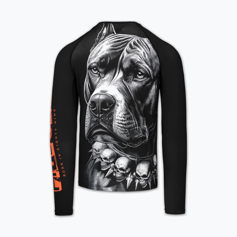 Rashguard Langarmshirt für Herren Pitbull Blacky Rashguard 6