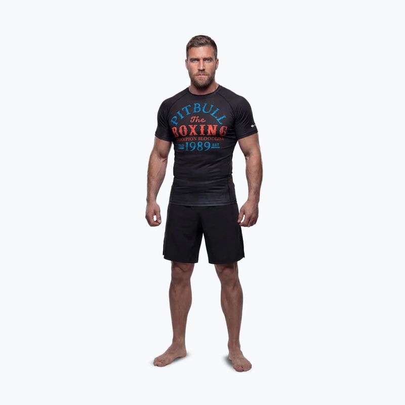 Herren-Rashguard Pitbull Champion Bloodline Rashguard black 2
