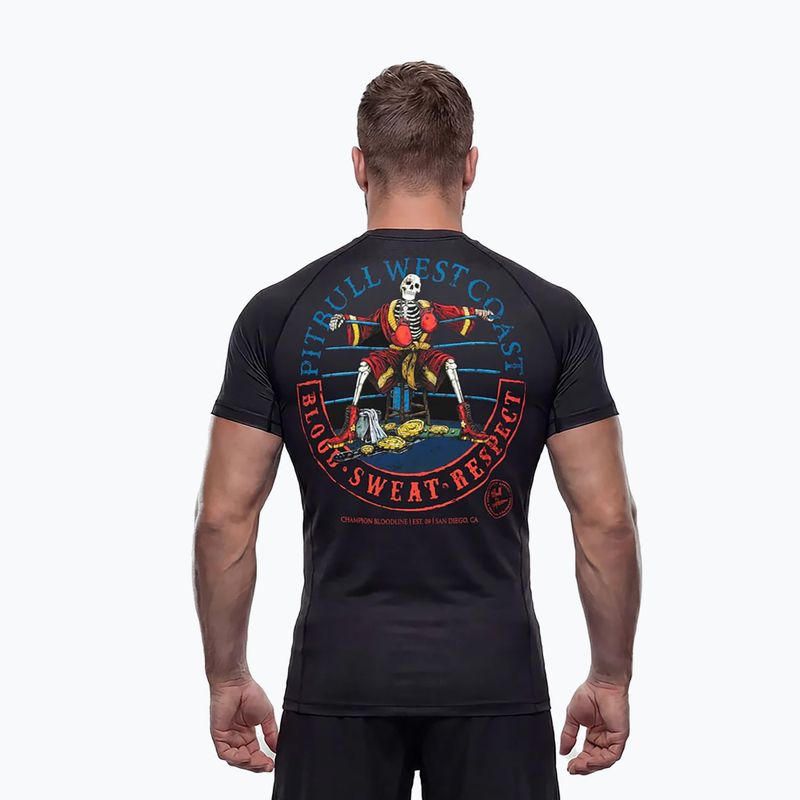 Herren-Rashguard Pitbull Champion Bloodline Rashguard black 3