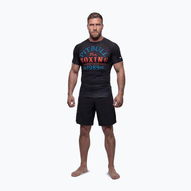 Rashguard Langarmshirt für Herren Pitbull Champion Bloodline Rashguard black 2