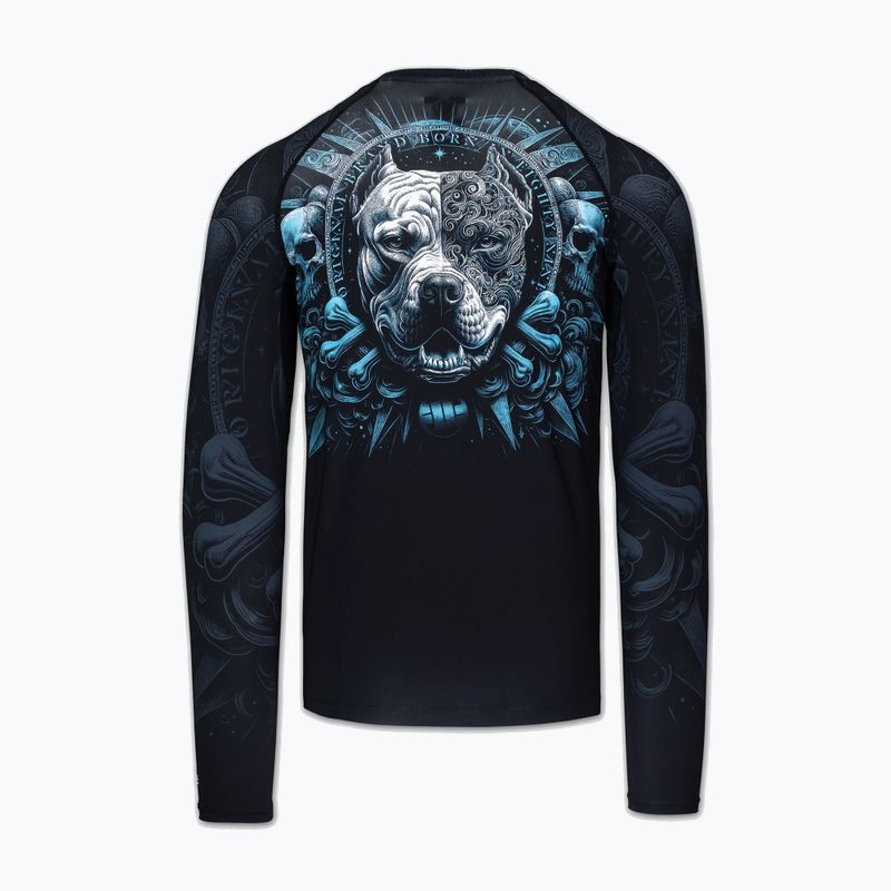 Rashguard Langarmshirt für Herren Pitbull World Rashguard black 6