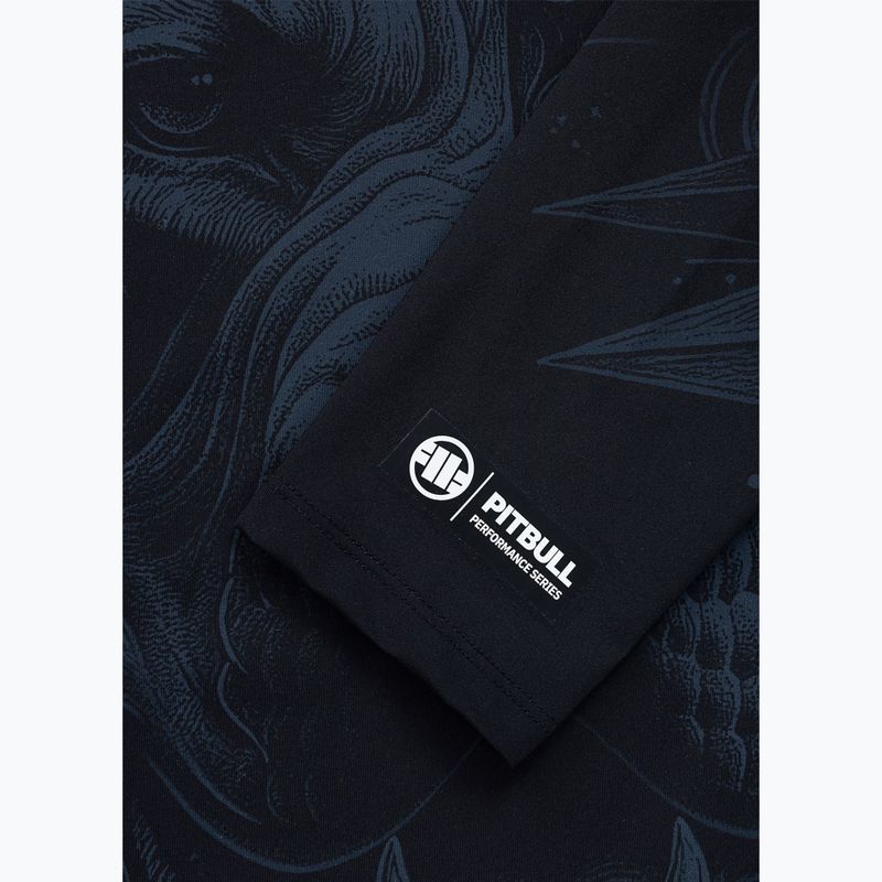 Rashguard Langarmshirt für Herren Pitbull World Rashguard black 11