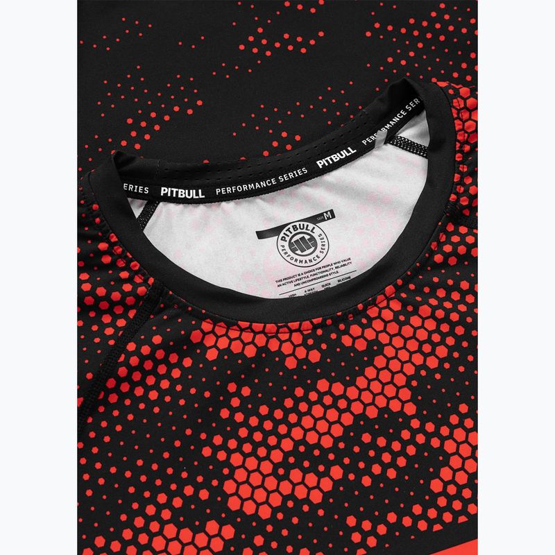 Herren-Rashguard Pitbull Hex Camo Hilltop Rashguard red 5
