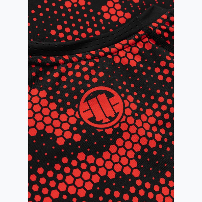 Herren-Rashguard Pitbull Hex Camo Hilltop Rashguard red 7
