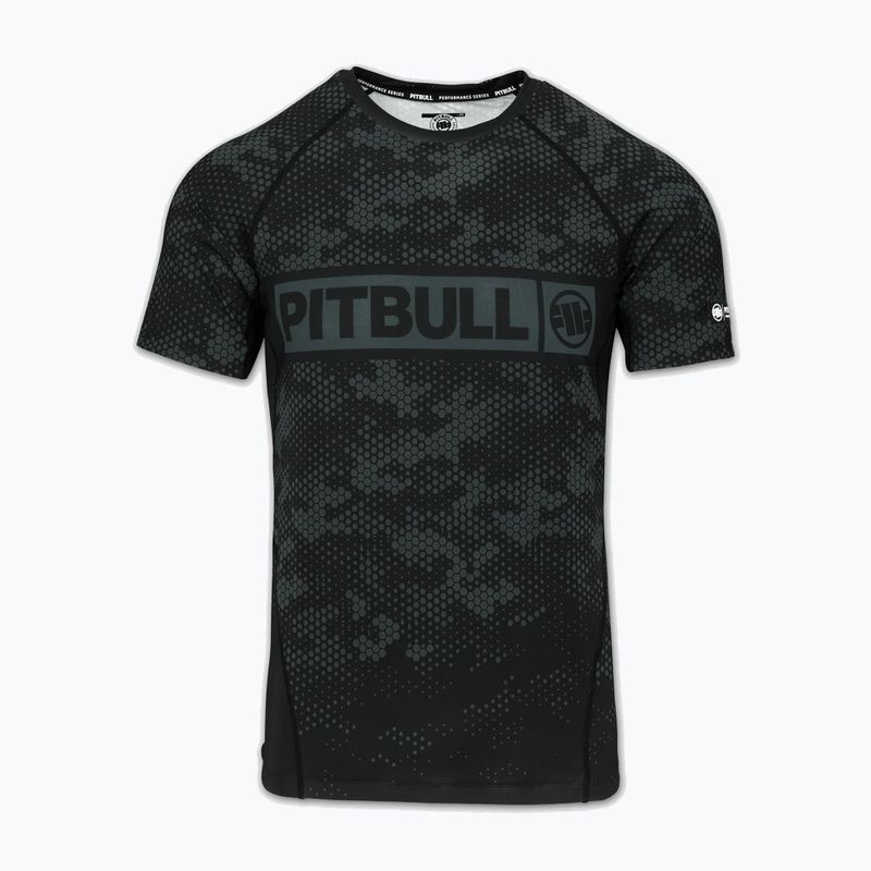 Herren-Rashguard Pitbull Hex Camo Hilltop Rashguard olive 3