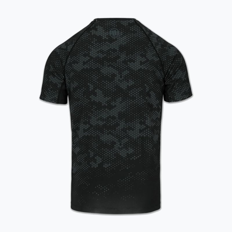 Herren-Rashguard Pitbull Hex Camo Hilltop Rashguard olive 4